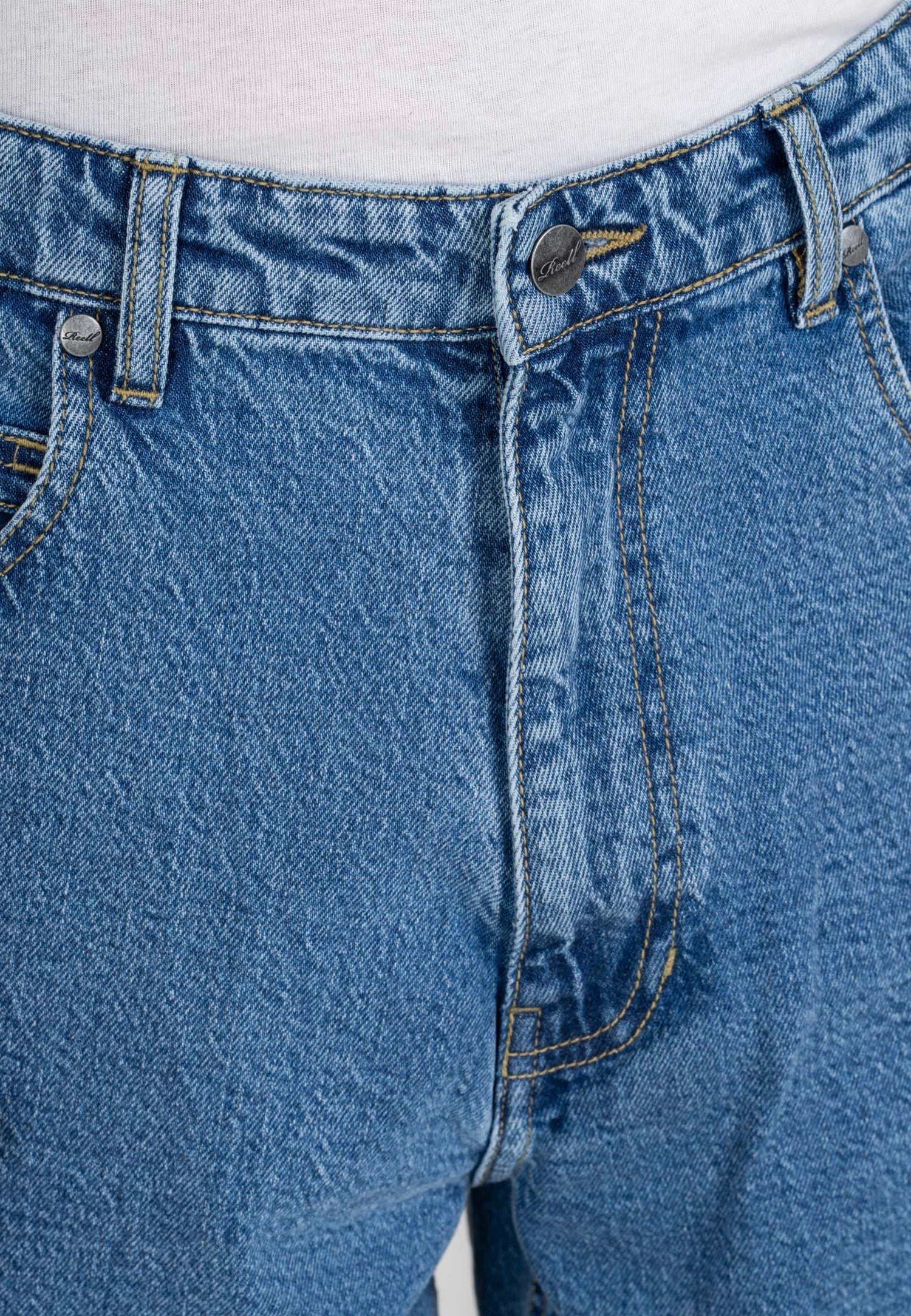 REELL - Baggy Authentic Mid Blue - Jeans - Image 3