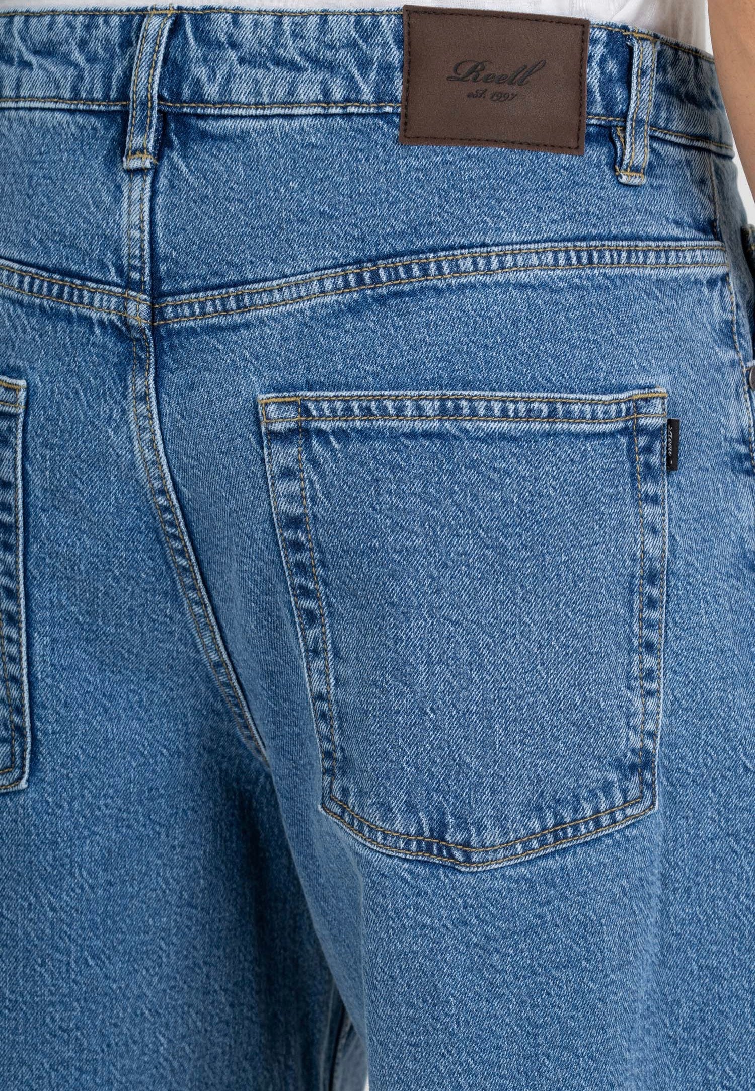 REELL - Baggy Authentic Mid Blue - Jeans - Image 4