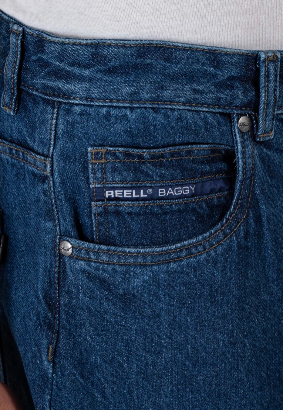 REELL - Baggy Dark Stone Wash - Jeans - Image 7